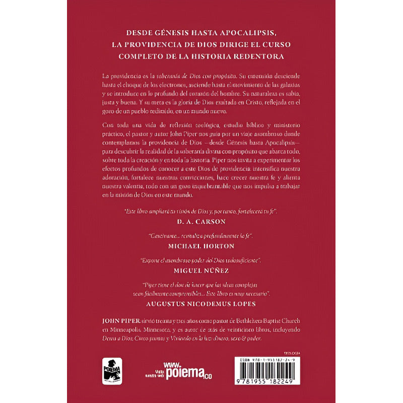 Providencia De John Piper Editorial Poiema Tapa Dura En Español