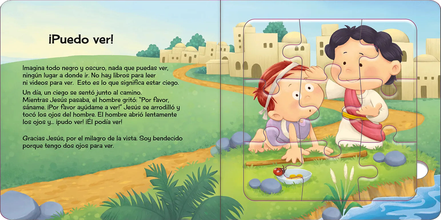 Libro reompecabezas Milagros de Jesús