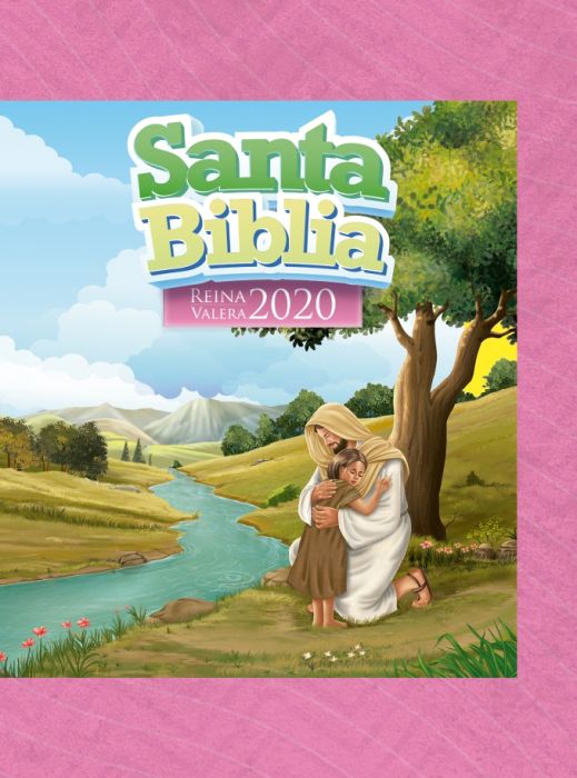 Biblia RVR2020 Para niñas rosada Cierre
