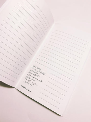 Libretas hojas set de 3 Amada Bendecida Valiosa