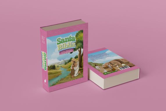 Biblia RVR2020 Para niñas rosada TD