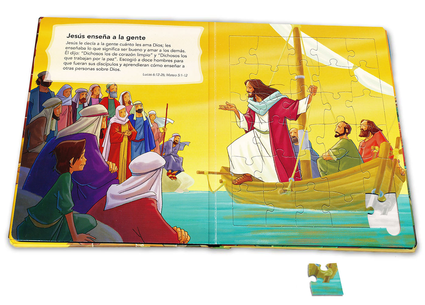 Biblia en Rompecabezas - Jesus - Librería Libros Cristianos - Libro