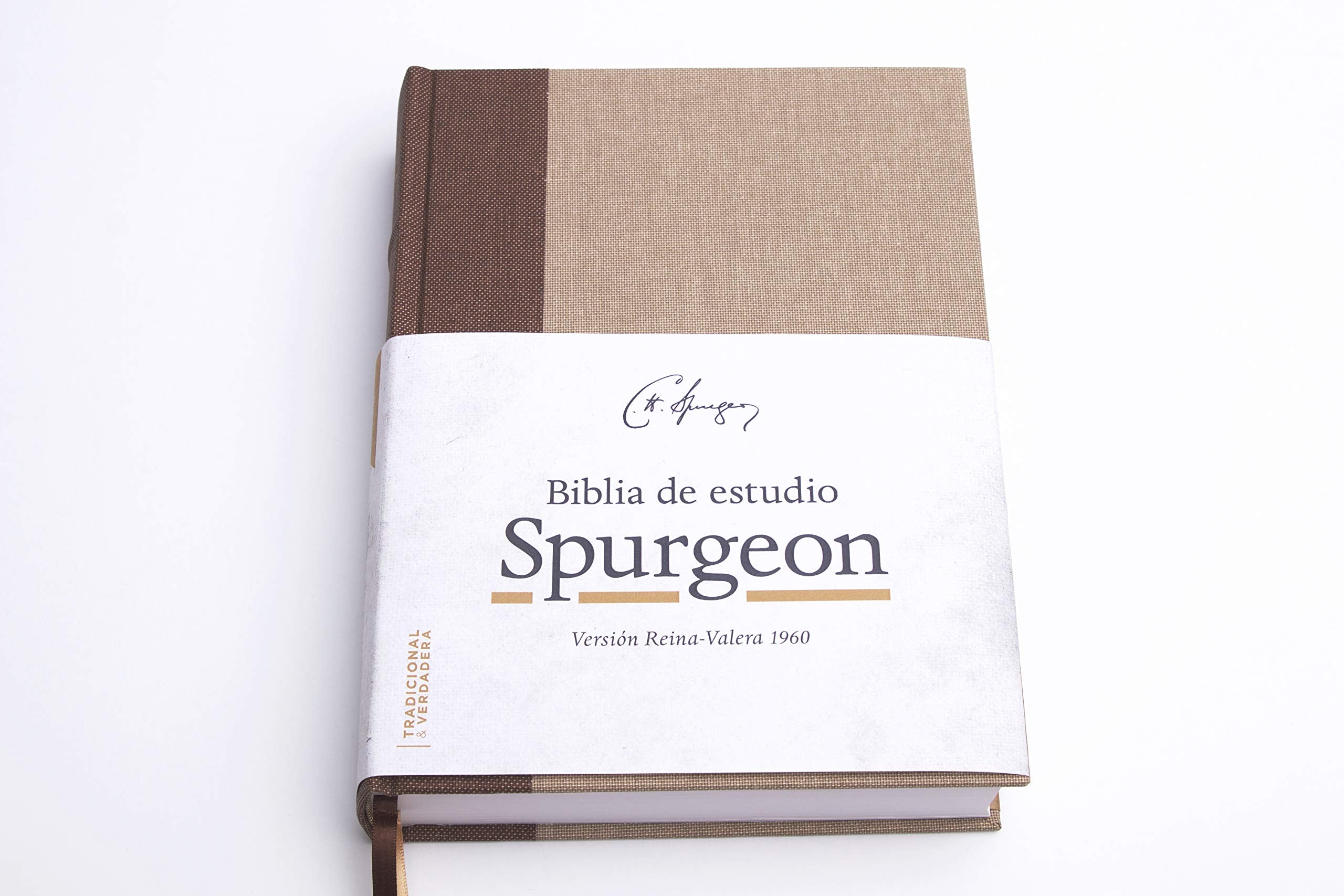Biblia de Estudio Spurgeon RVR60 Tapa dura - Librería Libros Cristianos - Biblia