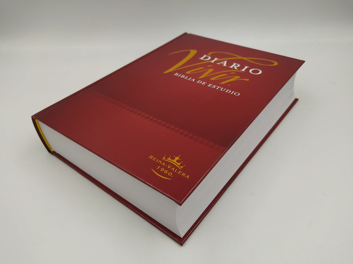 Biblia de Estudio Diario Vivir actualizada RVR60 tapa dura - Librería Libros Cristianos - Biblia