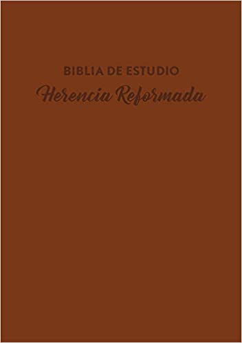 Biblia RVR1960 Estudio herencia reformada café - Librería Libros Cristianos - Biblia