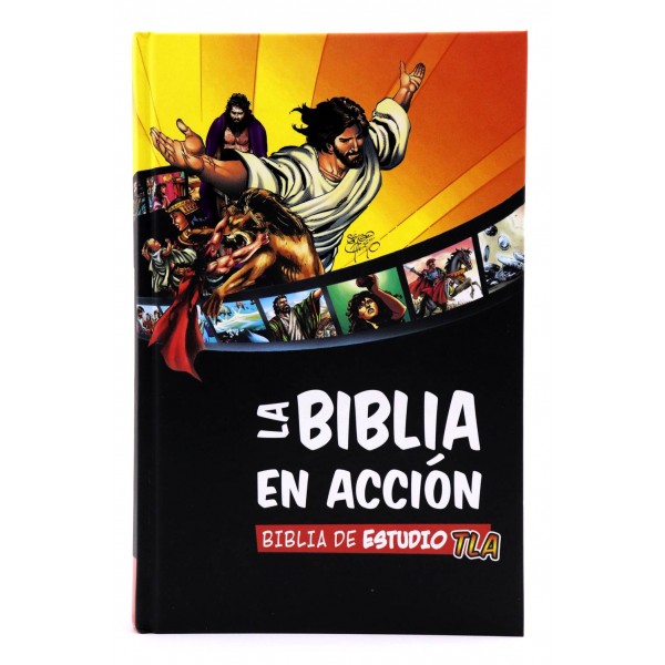 Biblia en accion tapa dura TLA - Librería Libros Cristianos - Biblia