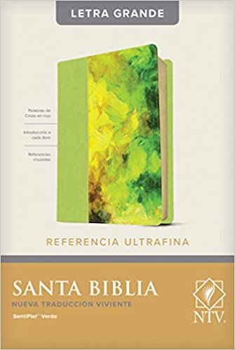 Biblia NTV referencia ultrafina LG indice verde - Librería Libros Cristianos - Biblia