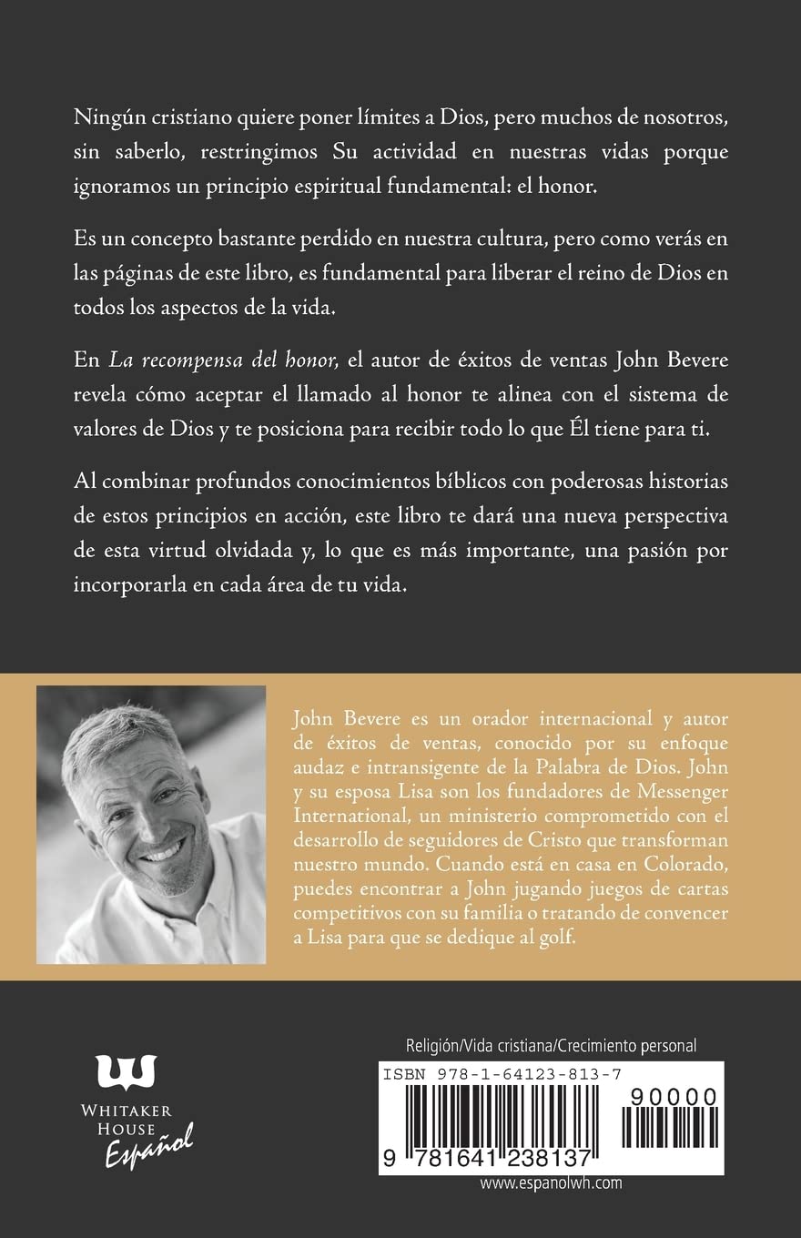 La recompensa del honor - Librería Libros Cristianos - Libro