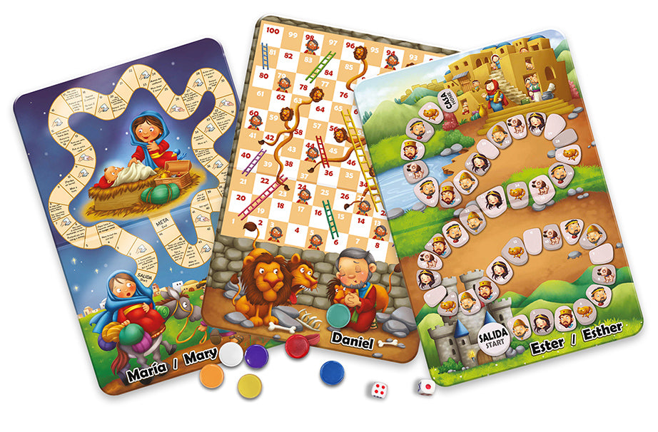 Multijuego bíblico bilingüe