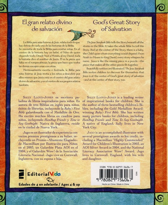 BIBLIA PARA NIÑOS, HISTORIAS DE JESÚS - Librería Libros Cristianos - Libro