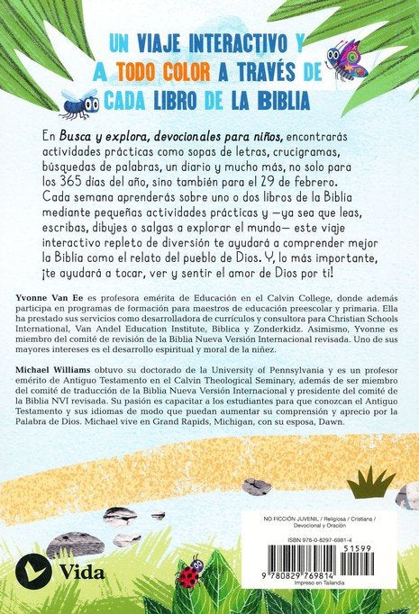 Busca y explora devocional para niños 6 a 10 años - Librería Libros Cristianos - Libro