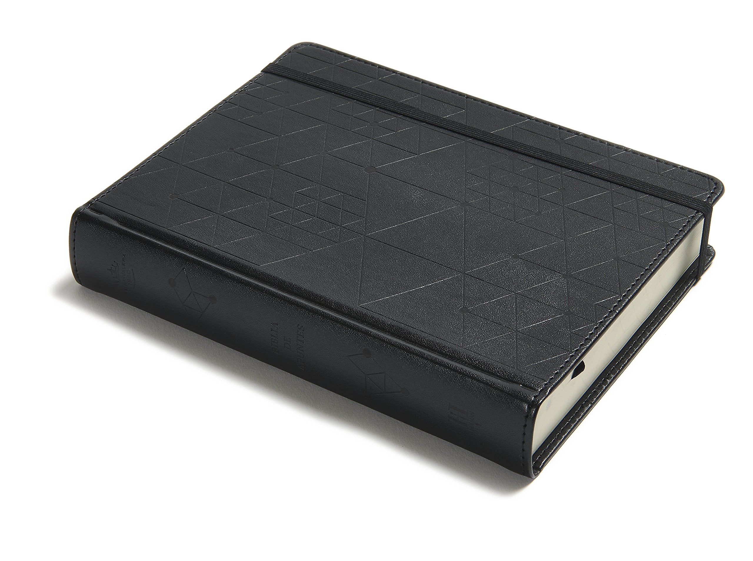 Biblia de Apuntes Negro Simil Piel RVR60 - Librería Libros Cristianos - Biblia