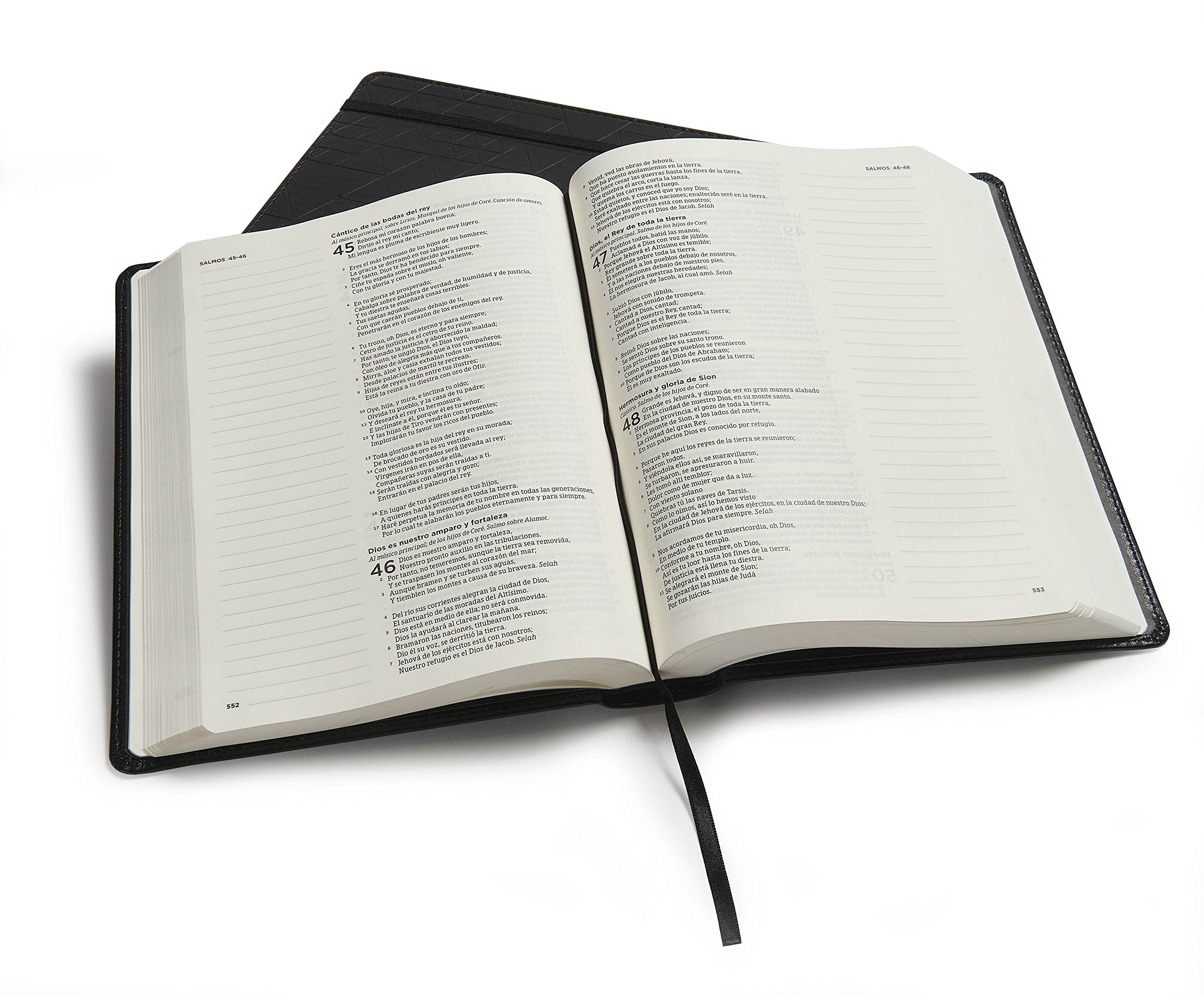 Biblia de Apuntes Negro Simil Piel RVR60 - Librería Libros Cristianos - Biblia