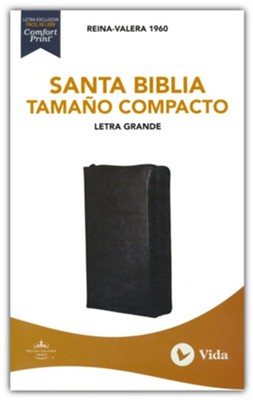 Biblia RVR60 compacta negro - Librería Libros Cristianos - Biblia