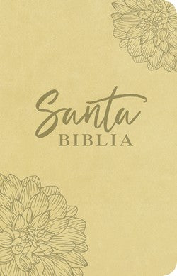 Biblia NTV Edicion Agape flor beige - Librería Libros Cristianos - Biblia