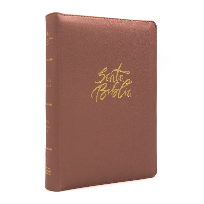 Biblia RVR60 Letra gigante manual  rosa perla - Librería Libros Cristianos - Biblia