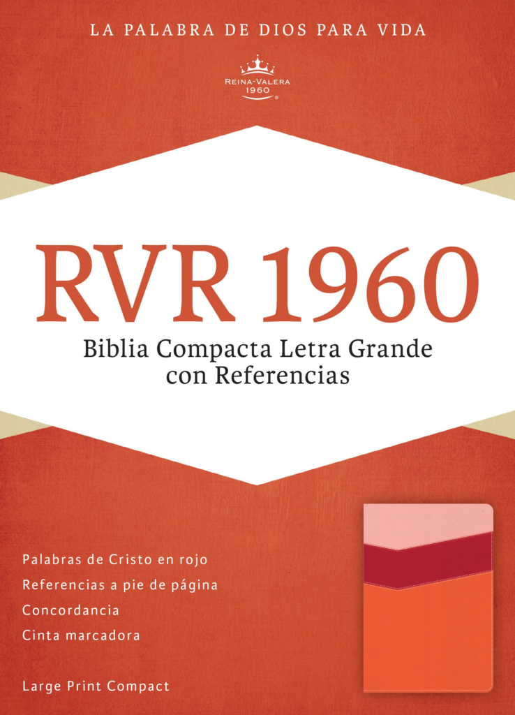Biblia RVR60 Compacta Letra Grande simil piel con referencias - Librería Libros Cristianos - Biblia