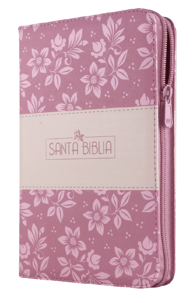 Biblia RVR60 manual letra grande rosa - Librería Libros Cristianos - Biblia