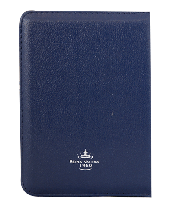 Biblia RVR60 Bolsillo Azul Marino Barco - Librería Libros Cristianos - Biblia