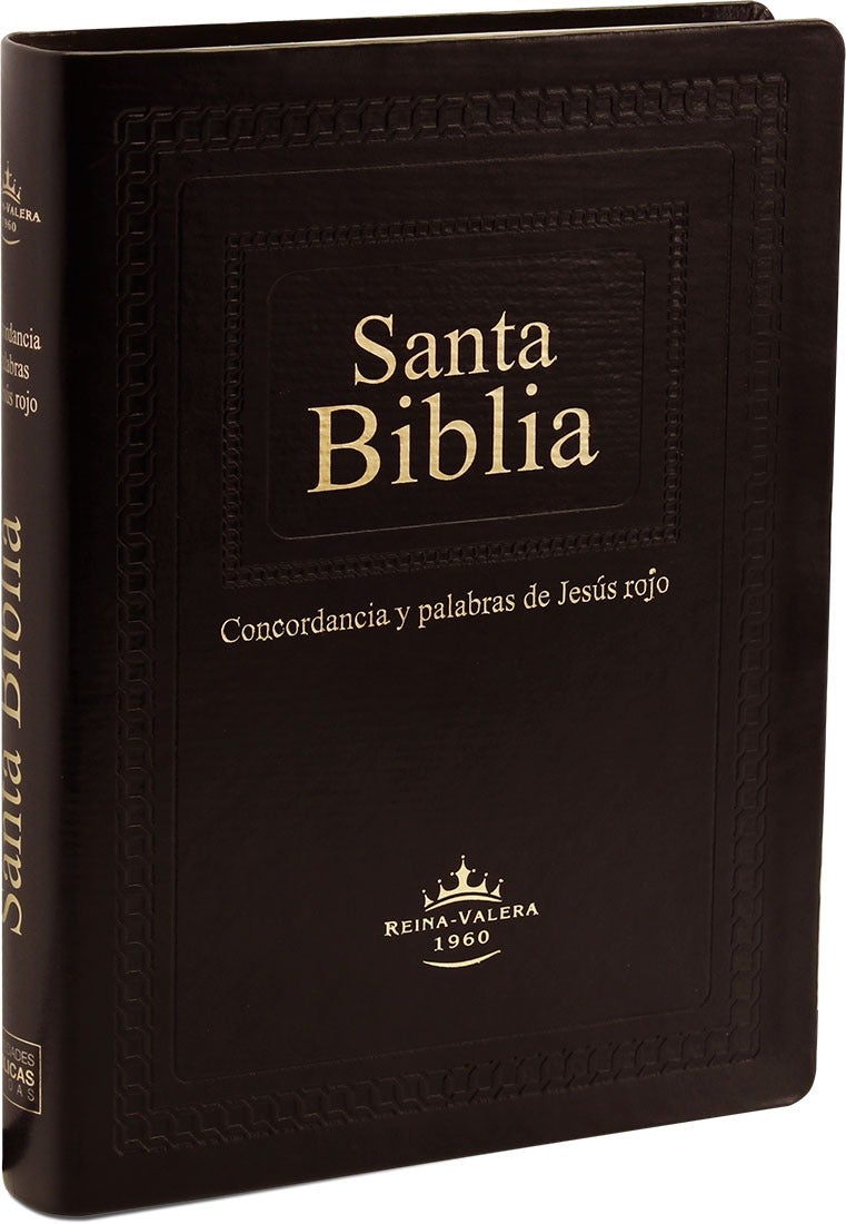 Biblia Negro Lujo RVR60 - Librería Libros Cristianos - Biblia