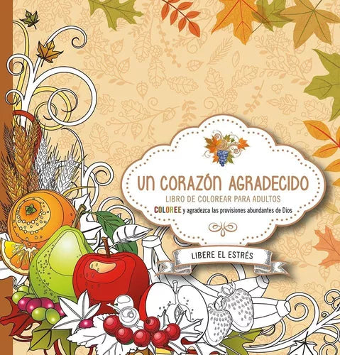 Corazon agradecido libro para colorear