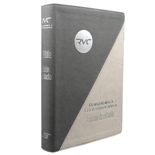 Biblia RVC de Estudio Gris - Librería Libros Cristianos - Biblia