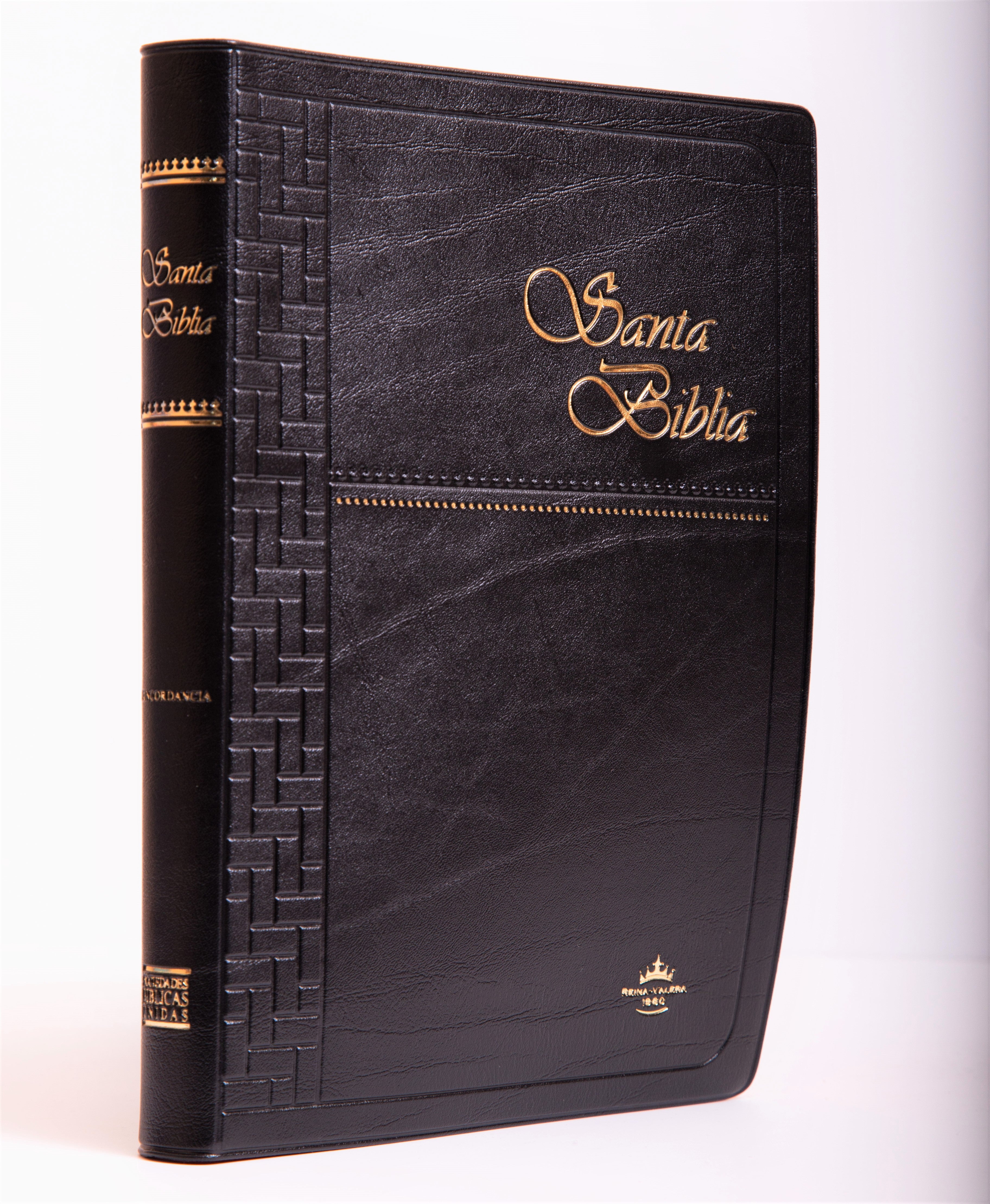 Biblia Mediana Vinil Negro Concordancia - Librería Libros Cristianos - Biblia