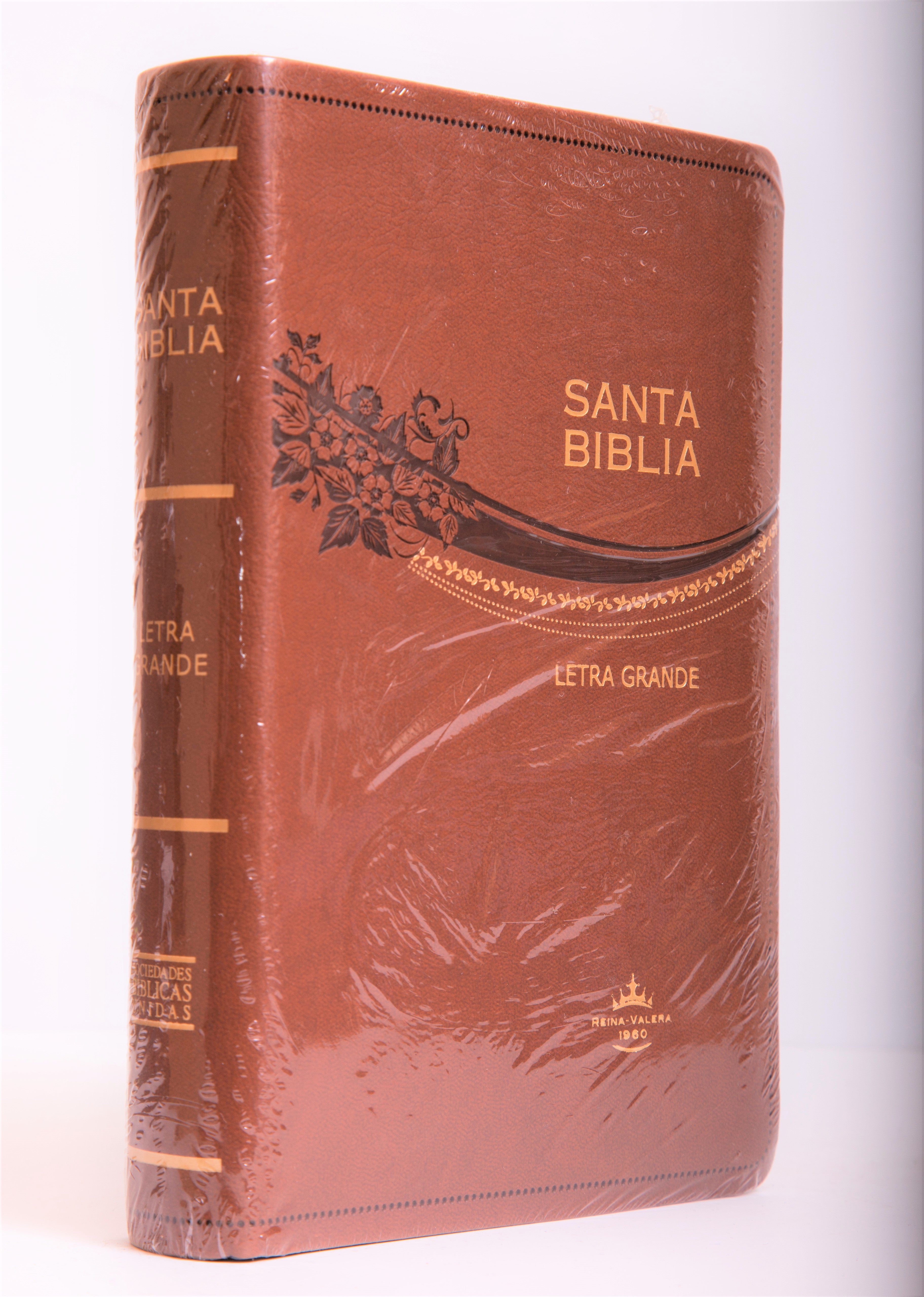 Biblia Letra Grande Cafe - Librería Libros Cristianos - Biblia