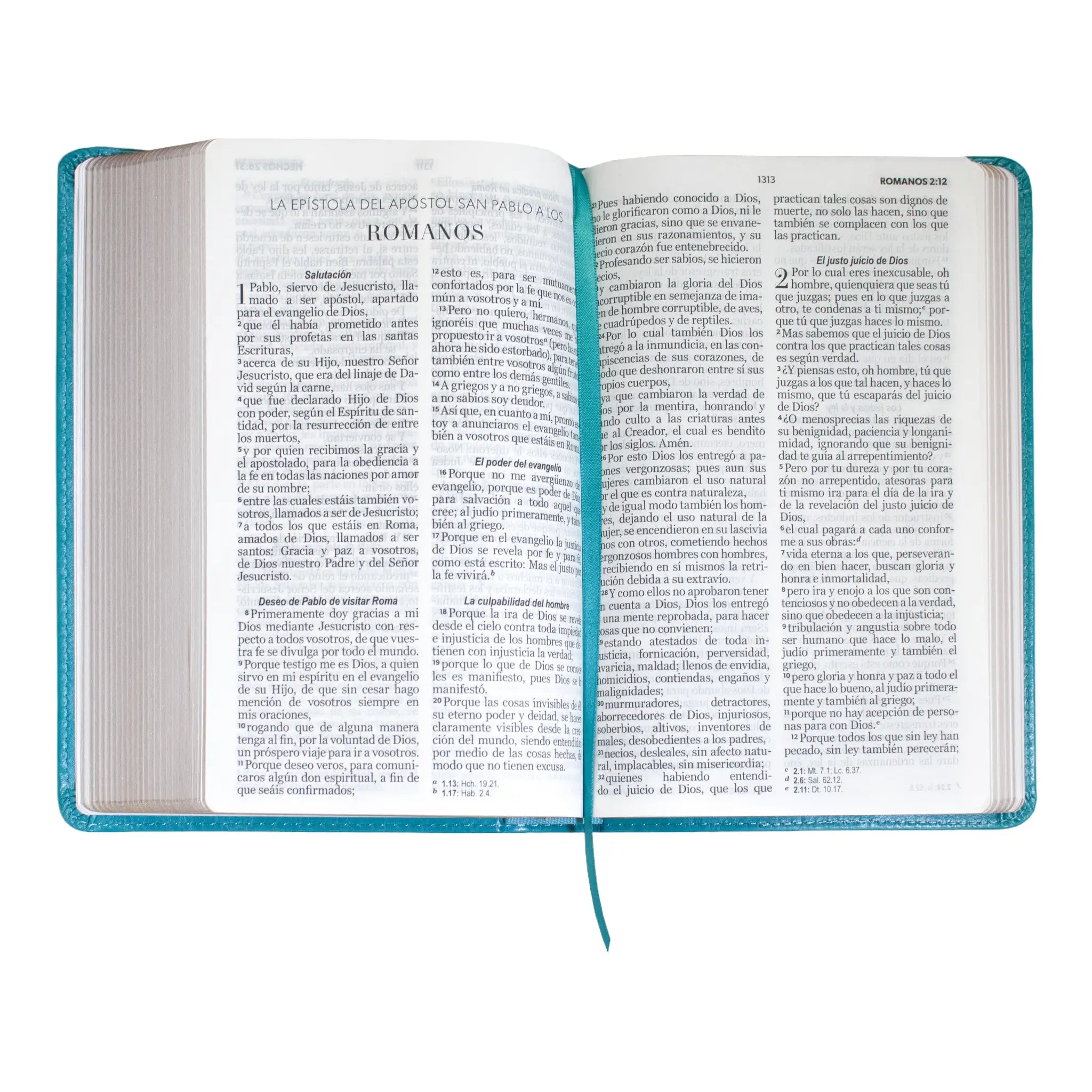 Biblia RVR60 Clásica turquesa