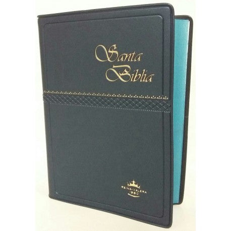 Biblia Letra Grande azul RVR60 - Librería Libros Cristianos - Biblia