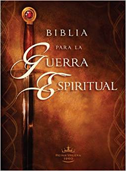 Biblia para la Guerra Espiritual Tapa Dura RVR60 - Librería Libros Cristianos - Biblia