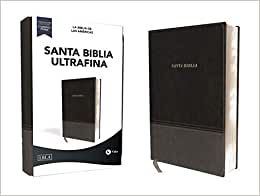 Biblia LBLA ultrafina imitación piel negro - Librería Libros Cristianos - Biblia