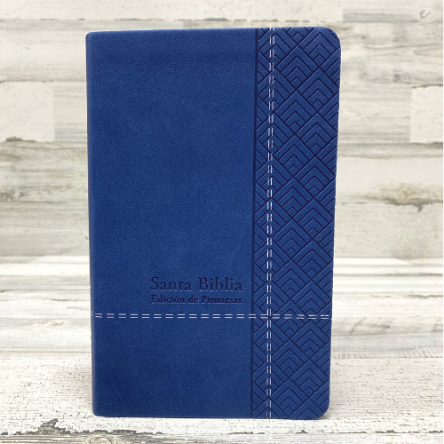 Biblia RVR60 promesas edicion azul - Librería Libros Cristianos - Biblia