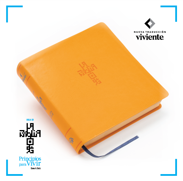 NTV Biblia QR Principios para Vivir - Naranja [Biblia]
