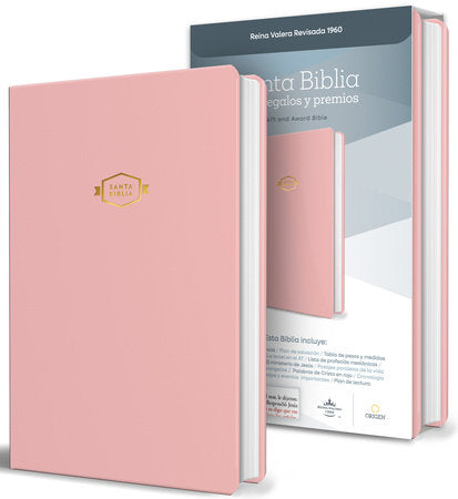 Biblia RVR1960 Regalos y premios rosa