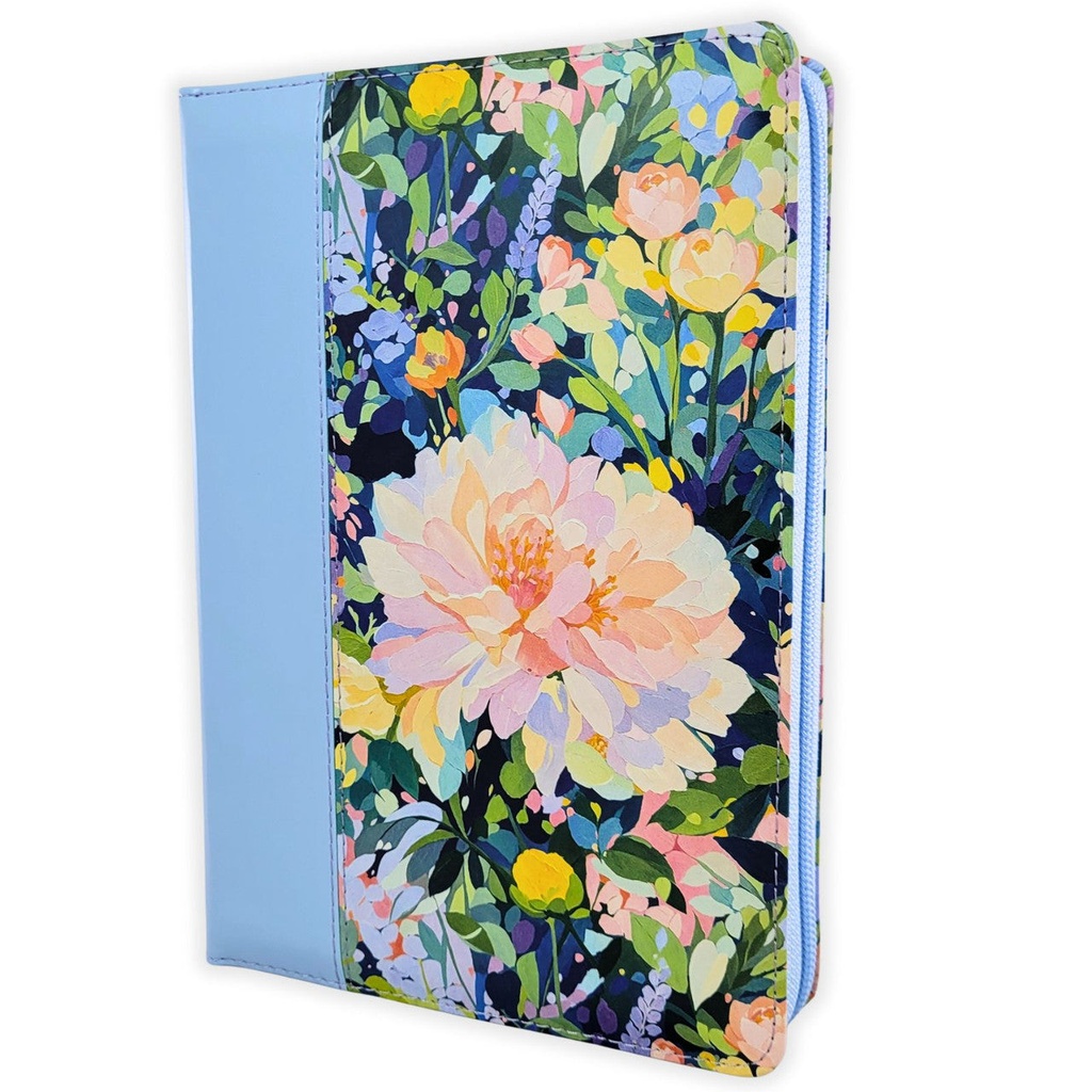 Biblia RVR60 letra gigante rosa azul