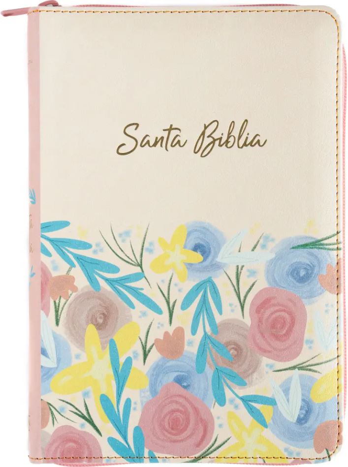 Biblia RVR60 letra grande crema