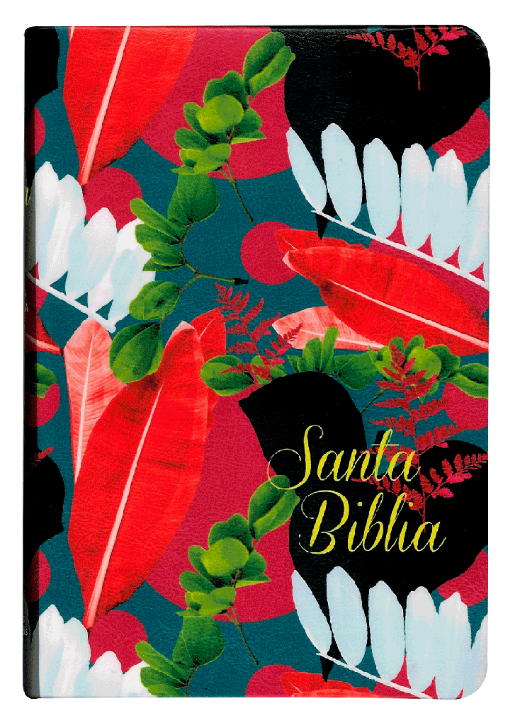 [SBM9734] Biblia RVR60 mediana flores silvestres