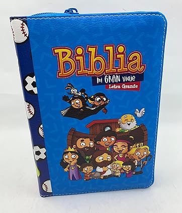 [ABU6310] Biblia RVR60 Mi Gran Viaje azul