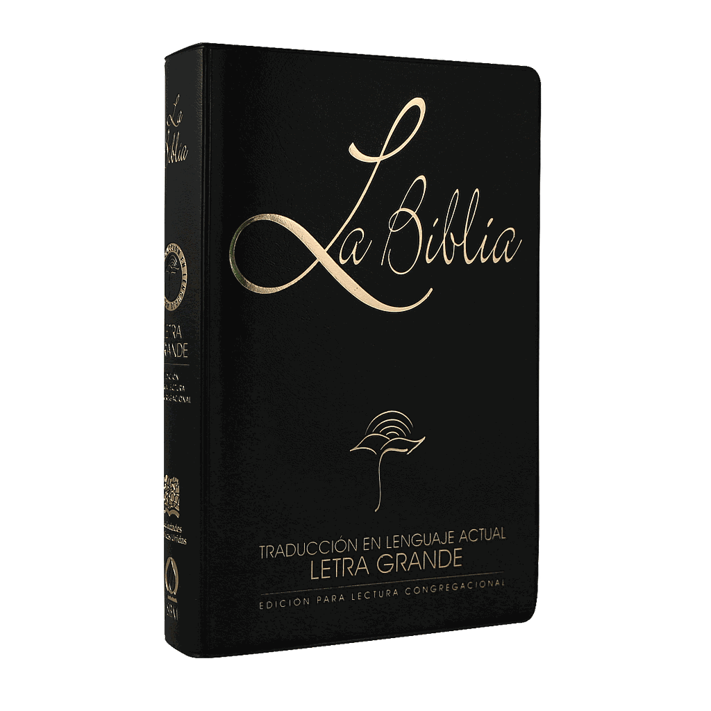 Biblia TLA mediana letra grande vinil negro