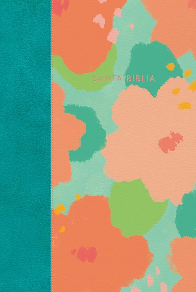 [MHI7024] Biblia RV1960 Letra gigante floral simil piel