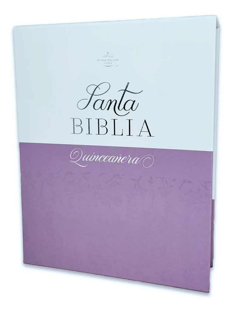 Biblia Quinceañera Rvr1960 Lila En Caja Cierre Índice