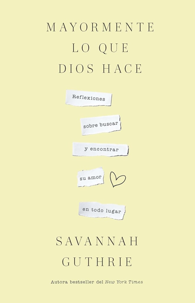 [PRH8208] Mayormente lo que Dios hace