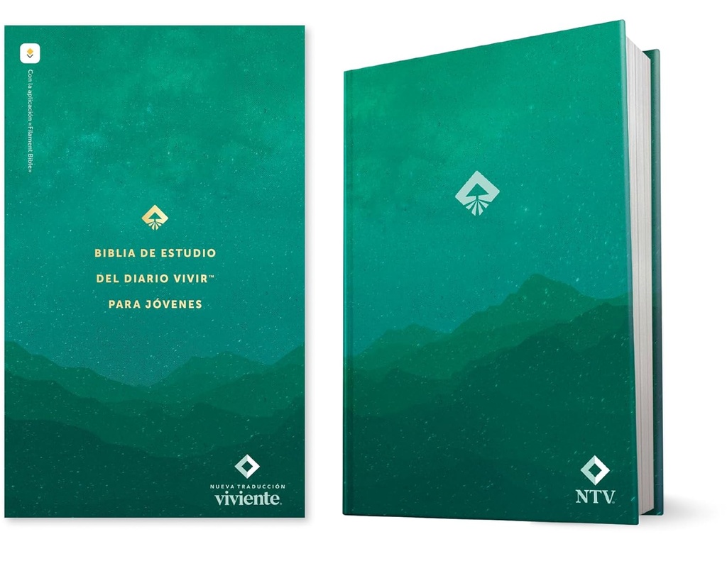 Biblia NTV Estudio del diario vivir para jóvenes verde