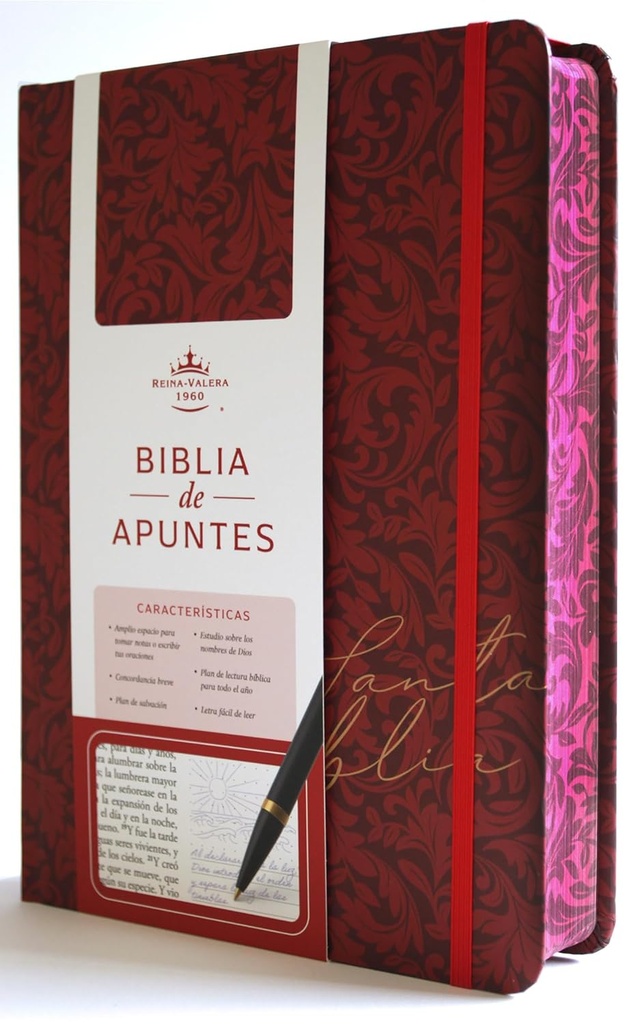 Biblia RVR60 Apuntes vino pintado