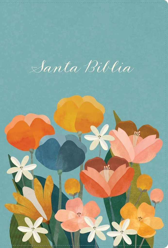 Biblia RVR1960 letra grande aqua