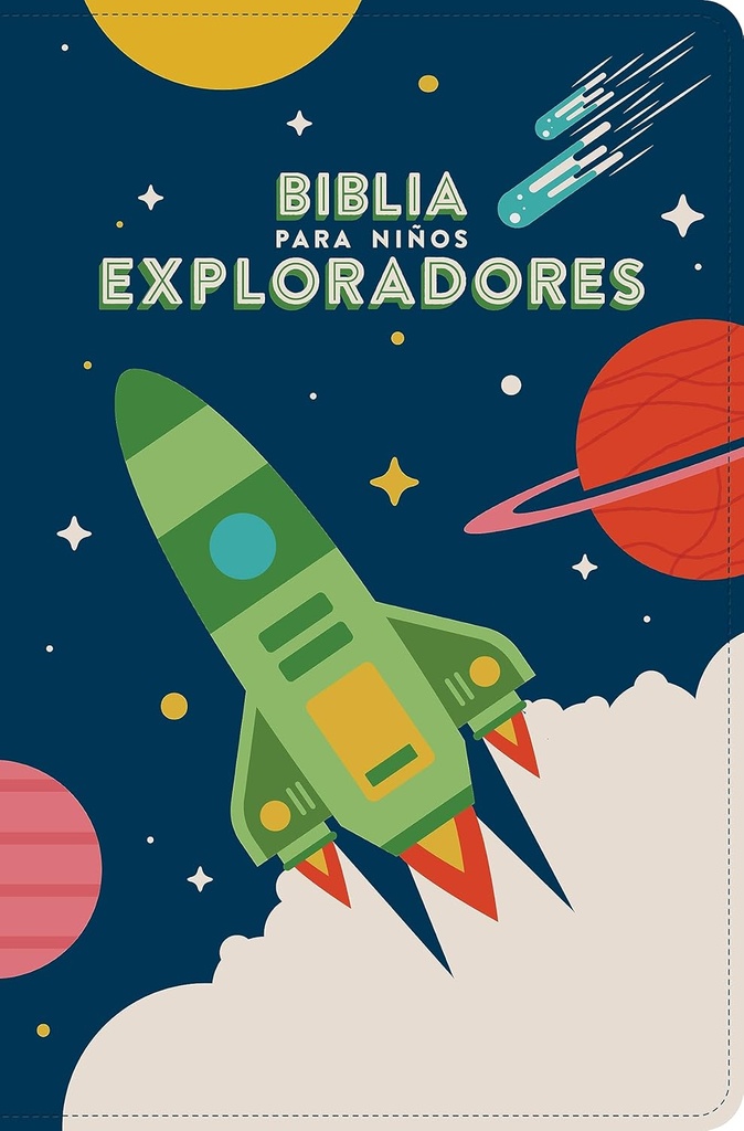 Biblia RVR60 para niños exploradores azul