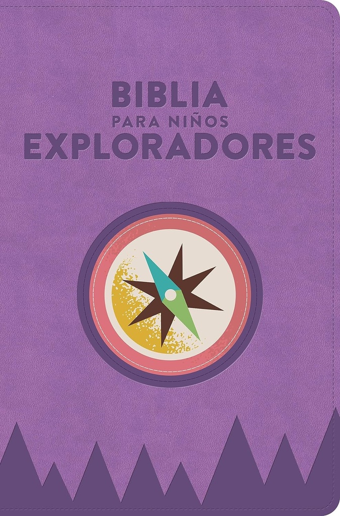 Biblia RVR60 para niños exploradores lavanda