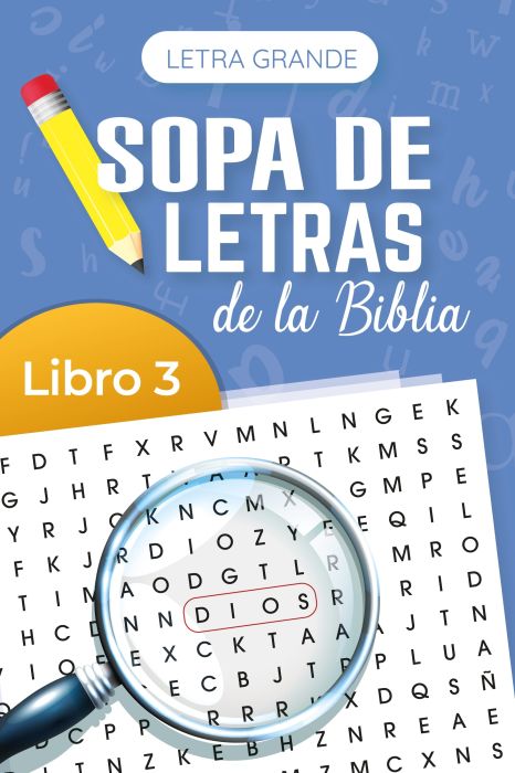 Sopa de letras de la Biblia letra grande Libro 3