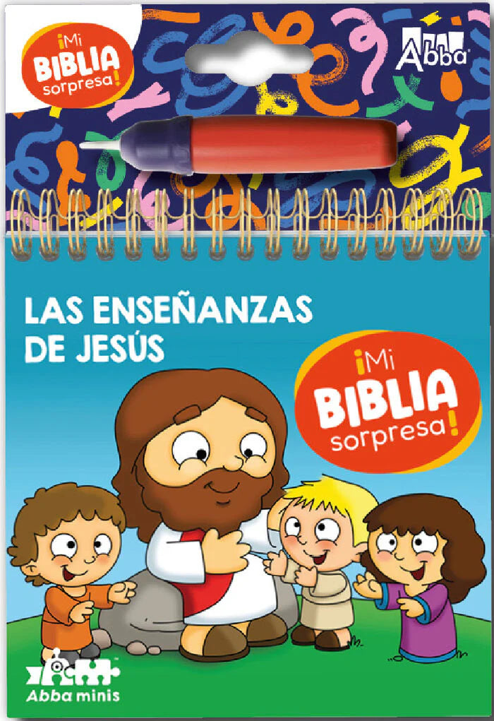 [ABN6864] Mi Biblia sorpresa las enseñanzas de Jesus pinta con agua